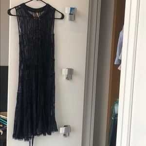 Navy Blue Lacey dress